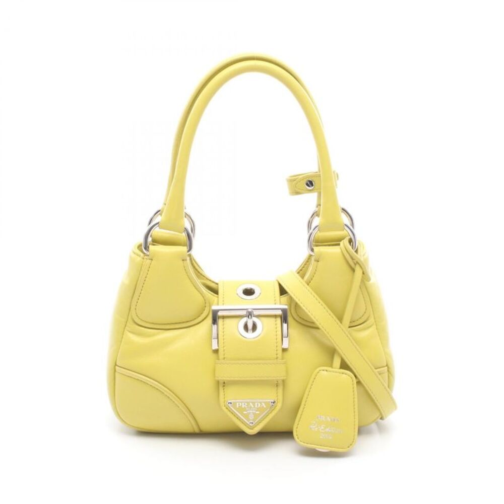 PRADA MOON Leather 2way Handbag